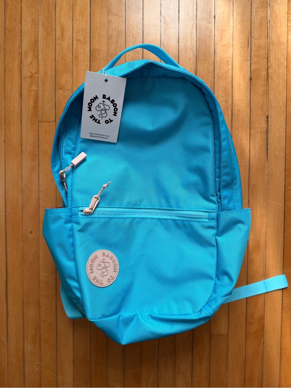 NWT Back To The Moon City Backpack Bright Cyan/Dusty Peach (24L)